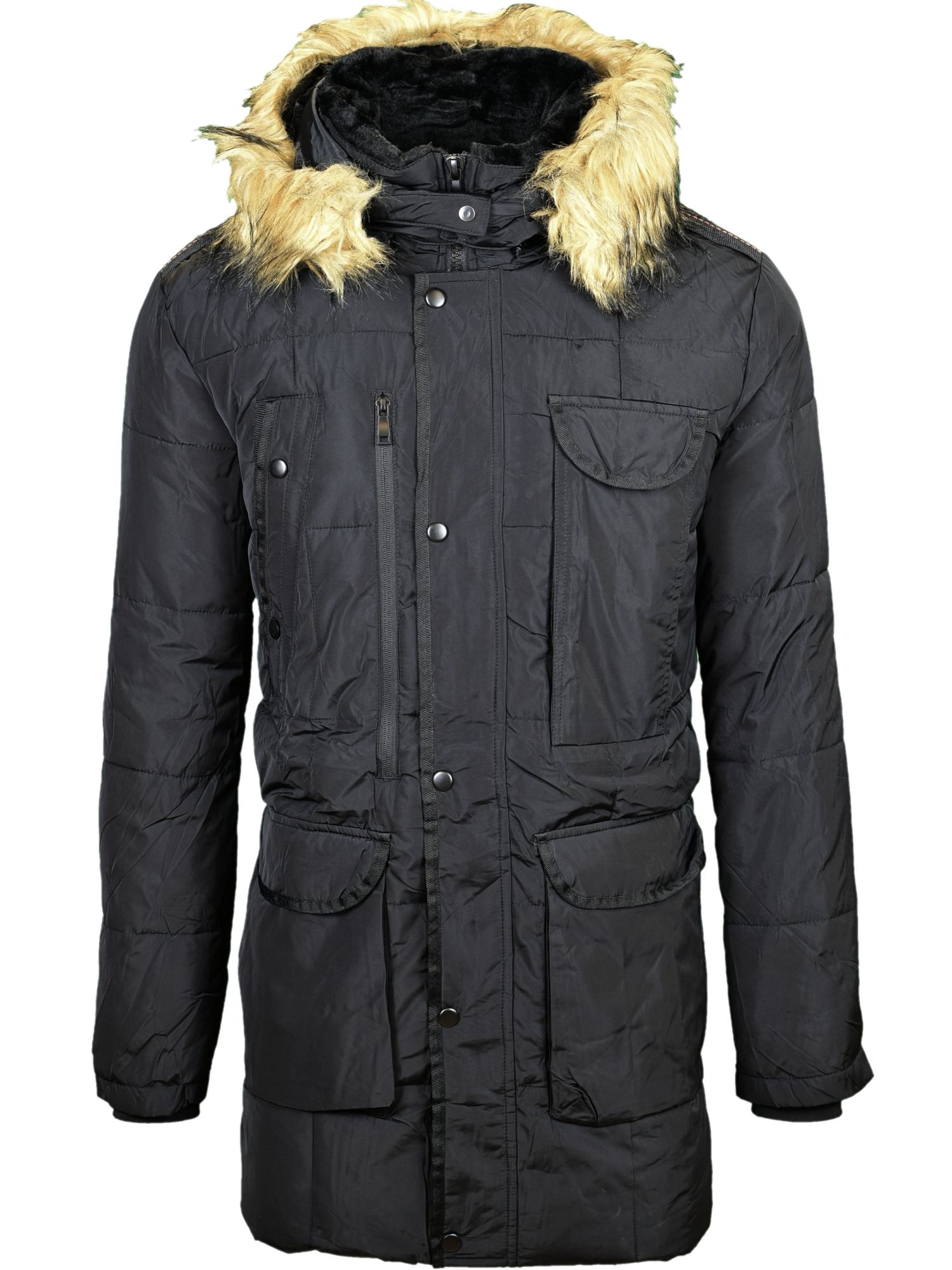 Zimná bunda čierna, P489