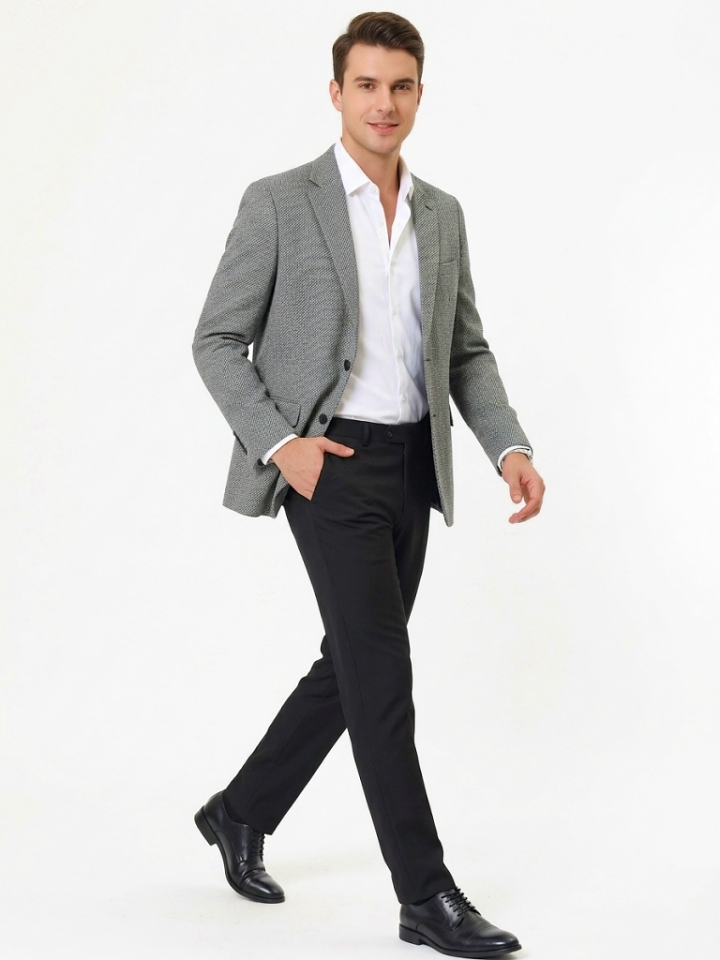 Pánske sako sivé, P531