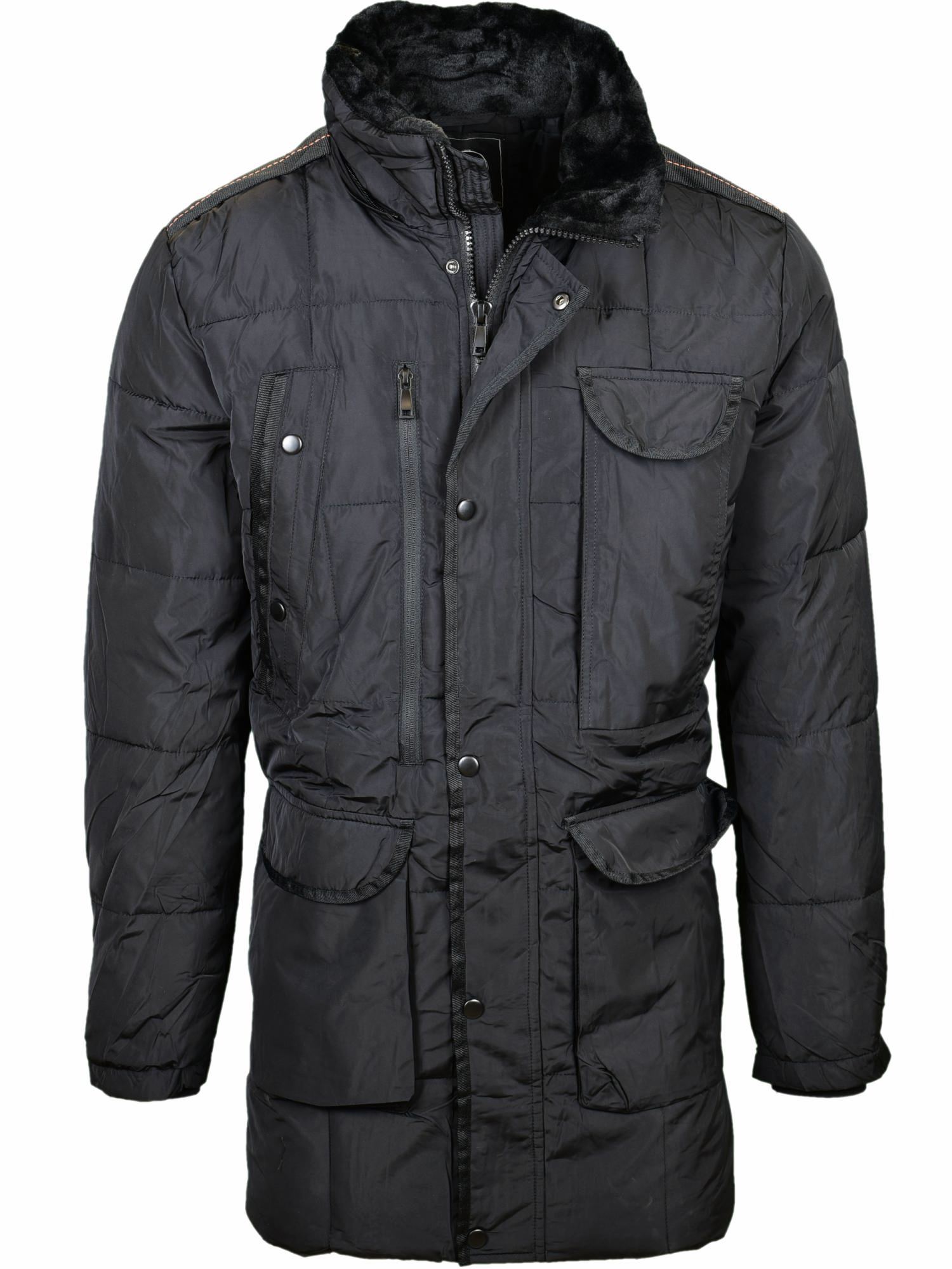 Zimná bunda čierna, P489