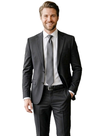 PÁNSKY OBLEK ČIERNY, P88