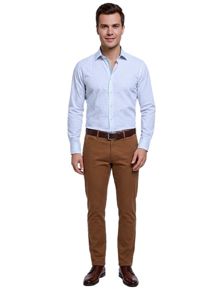 Pánska košeľa so vzorom, P86