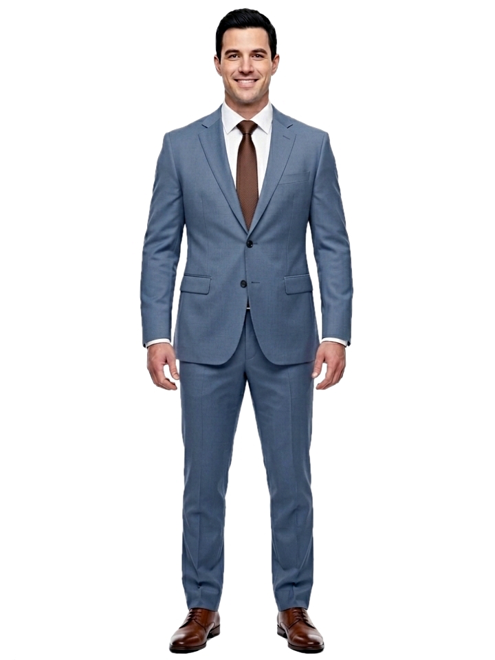 PÁNSKY OBLEK MODRÝ, P09