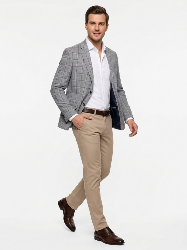 Pánske sako so vzorom, P529